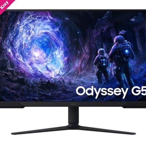 Samsung Odyssey G51F 32' QHD Gaming Monitor 2K 2560x1440 180Hz16:9 5ms VA FreeSync HDR10 DisplayPort HDMI Tilt Swivel Pivot VESA Headphone 3YR WTY