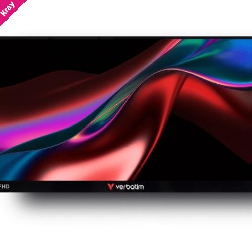 Verbatim 14' IPS FHD 1920x1080 - HDR, 60Hz HDMI USB-C for Laptop, PS5,  Xbox, Phone, Windows, Mac OS Ultra Portable Monitor