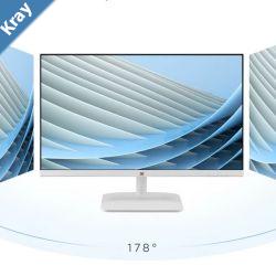 ViewSonic 24 Office Ultra Thin SuperClear IPS 4ms 100hz FHD HDMI VGA 3.5 Audio MultiView Eye Care VESA 75m Slim 2432HW White Monitor