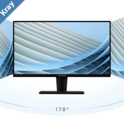 ViewSonic 24 Office Ultra Thin Bezel  SuperClear IPS 2x Speakers 4ms 75hz FHD 1080 HDMI VGA 3.5 Audio MultiView Eye Care. VESA 75m Monitor