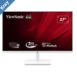 ViewSonic 27 White Super Clear IPS 4ms 100hz Ultra Slim Bezel FHD HDMI VGA  Adaptive Sync. VESA 100. 3Yrs AR. Office Business Monitor LS