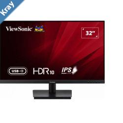 ViewSonic 32 VA3209U4K 4K Business Seamless Viewing USBC DP HDMI x 2 Speakers Eco Mode VESA 100x100 Business and Office Monitor