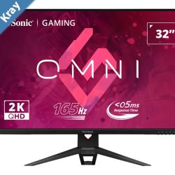 ViewSonic VX32192KPRO2  32 2K IPS 0.5ms 165Hz Super Clear IPS HDR10 VESA100 HDMI2  DisplayPort 1.2 input Gaming Monitor