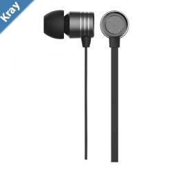 Verbatim InEar Earphones with Mic  Volume Control  Space Grey