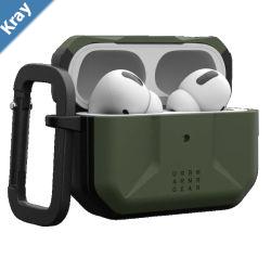 UAG Civilian Apple Airpods Pro 2nd Gen Case  Olive Drab 104124117272 DROP Military Standard CoMold Design WeatherResistantPrecise Fit