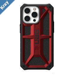 UAG Monarch Apple iPhone 13 Pro Case  Crimson 113151119494 20ft. Drop Protection 6M 5 Layers of Protection Tactical Grip Rugged