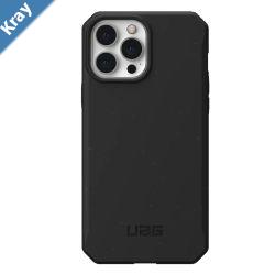 UAG Biodegradable Outback Apple iPhone 13 Pro Max CaseBlack11316511404012ft.Drop Protection3.6MRaised Camera Bevel Hollow Honeycomb Structure