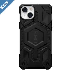 UAG Monarch Pro Kevlar MagSafe Apple iPhone 14 Plus Case  Kevlar Black 114029113940 25ft. Drop Protection 7.6M5 Layers of Protection