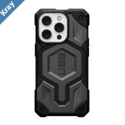 UAG Monarch Pro Kevlar MagSafe Apple iPhone 14 Pro Case  Kevlar Silver 114030113933 25ft. Drop Protection 7.6M5 Layers of Protection