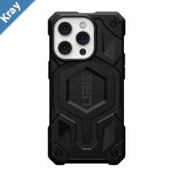 UAG Monarch Pro MagSafe Apple iPhone 14 Pro Case  Black 114030114040 25ft. Drop Protection 7.6M5 Layers of ProtectionTactical Grip
