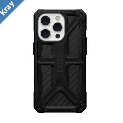 UAG Monarch Pro MagSafe Apple iPhone 14 Pro Case  Carbon Fiber 114030114242 25ft. Drop Protection 7.6M5 Layers of ProtectionTactical Grip