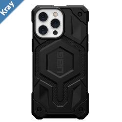 UAG Monarch Pro Kevlar MagSafe Apple iPhone 14 Pro Max Case  Kevlar Black 114031113940 25ft. Drop Protection 7.6M Raised Screen Surround