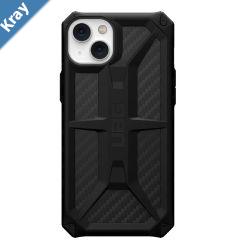 UAG Monarch Apple iPhone 14 Plus Case  Carbon Fiber 114033114242 20ft. Drop Protection 6M Tactical Grip Raised Screen Surround
