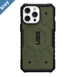 UAG Pathfinder MagSafe Apple iPhone 14 Pro Max Case  Olive 114055117272 18ft. Drop Protection 5.4M Tactical Grip Raised Screen Surround