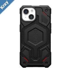 UAG Monarch Pro Kevlar MagSafe Apple iPhone 15 6.1 Case  Kevlar Black 114219113940 25ft. Drop Protection 7.6M5 Layers of Protection