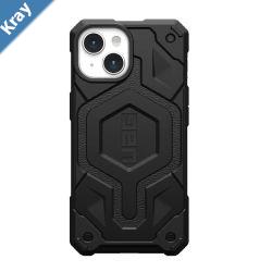 UAG Monarch Pro MagSafe Apple iPhone 15 6.1 Case  Black 11421911404025ft. Drop Protection 7.6M5 Layers of ProtectionTactical Grip
