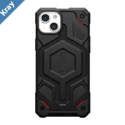 UAG Monarch Pro Kevlar MagSafe Apple iPhone 15 Plus 6.7 Case  Kevlar Black 114220113940 25ft. Drop Protection 7.6M5 Layers of Protection