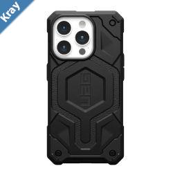 UAG Monarch Pro MagSafe Apple iPhone 15 Pro 6.1 Case  Black 114221114040 25ft. Drop Protection7.6M5 Layers of ProtectionTactical Grip