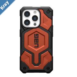 UAG Monarch Pro MagSafe Apple iPhone 15 Pro 6.1 Case  Rust 114221119191 25ft. Drop Protection 7.6M5 Layers of ProtectionTactical Grip