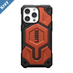 UAG Monarch Pro MagSafe Apple iPhone 15 Pro Max 6.7 Case  Rust 114222119191 25ft. Drop Protection 7.6M5 Layers of ProtectionTactical Grip