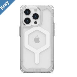 UAG Plyo MagSafe Apple iPhone 15 Pro 6.1 Case  IceWhite 114286114341 16ft. Drop Protection 4.8M Raised Screen Surround AirSoft Corners