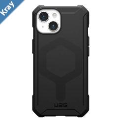 UAG Essential Armor MagSafe Apple iPhone 15 6.1 Case  Black 114288114040 15ft. Drop Protection4.6MRaised Screen Surround Corner Protection
