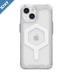 UAG Plyo MagSafe Apple iPhone 15 6.1 Case  IceWhite 11429411434116ft. Drop Protection 4.8M Armored Shell Air Soft Corners
