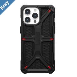UAG Monarch Kevlar Apple iPhone 15 Pro Max 6.7 Case  Kevlar Black114298113940 20ft. Drop Protection6M5 Layers of ProtectionTactical Grip