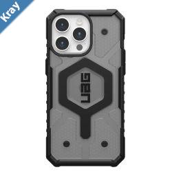 UAG Pathfinder MagSafe Apple iPhone 15 Pro Max 6.7 Case  Ash 114301113131 18ft. Drop Protection 5.4M Tactical Grip Raised Screen Surround