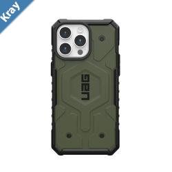 UAG Pathfinder MagSafe Apple iPhone 15 Pro Max 6.7 Case  Olive Drab11430111727218ft. Drop Protection5.4MRaised Screen SurroundArmored Shell