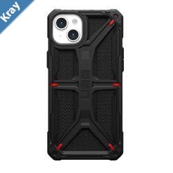 UAG Monarch Kevlar Apple iPhone 15 Plus 6.7 Case  Kevlar Black 114309113940 20ft. Drop Protection 6M5 Layers of ProtectionTactical Grip