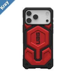 UAG Monarch Pro MagSafe Apple iPhone 17 Pro Max 6.9 Rugged Case  Crimson 114514119494 25 ft. Drop Protection 7.6M 10 Years Warranty