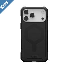 UAG Essential Armor MagSafe Apple iPhone 17 Pro 6.3 Rugged Case  Black 114540114040 15ft. Drop Protection 4.6M Lightweight 10 Year Warranty