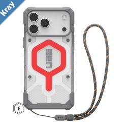 UAG Pathfinder Clear MagSafe Apple iPhone 17 Pro Max 6.9 Rugged Case  Active Lava Lanyard  Active Lava 1145521BV02 10 Years Warranty