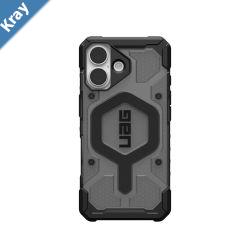 UAG Pathfinder Clear MagSafe Apple iPhone 17 6.3 Rugged Clear Case  AshBlack 114553113140 18ft. Drop Protection 5.4M 10 Years Warranty