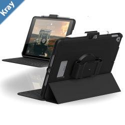 UAG Scout Apple iPad 10.2 9th8th7th Gen with Handstrap Case  Black 12191H114040