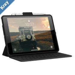 UAG Scout With Hand Strap Apple iPad 10.2 9th Gen Case  Black 12191HB14040 DROP Military Standard Pencil Holder360DegreeRrotational