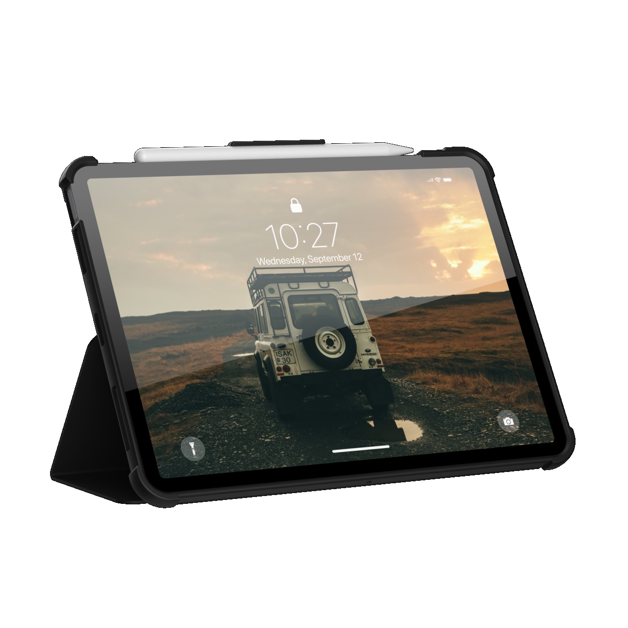 UAG Plyo Apple iPad Air 10.9 4th Gen Folio Case  BlackIce 122552B14043