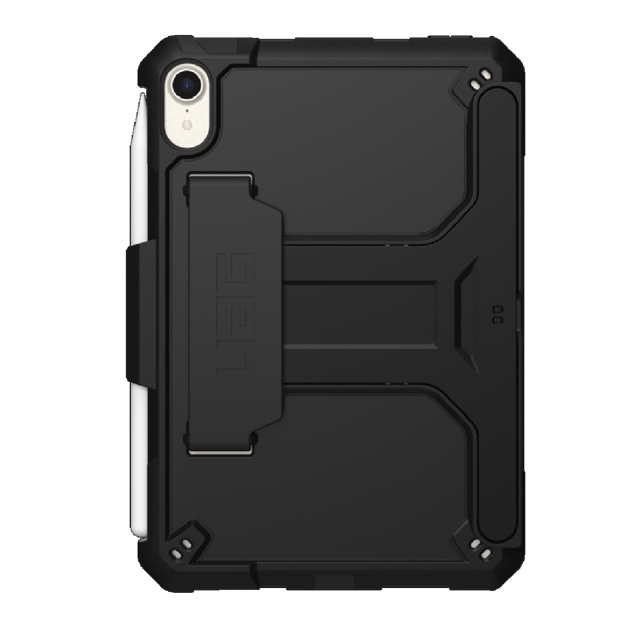 UAG Scout iPad Mini 8.3 6th Gen with Kickstand  Handstrap Case  Black 124014114040