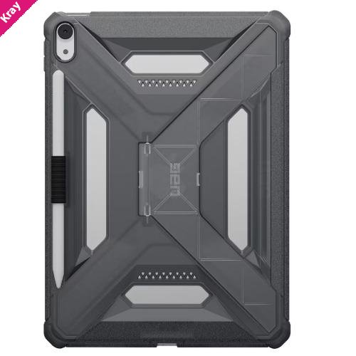 UAG Scout Plus Apple iPad Air (11.0') (7th Gen/6th Gen) Case - Ash (124493113131), Slim, Soft-Touch, Built-in kickstand, Pencil Holder,1 Year Warranty