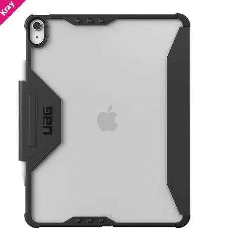 UAG Plyo LT Apple iPad Air (13.0') (2nd Gen/1st Gen) Folio Case - Ice/Black (124498114043), Precise-fit, Built-in kickstand, 1 Year Warranty