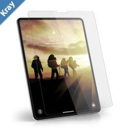 UAG Shield Apple iPad Pro 12.9 6th5th4th Gen Tempered Glass Screen Protector  Clear 141390110000 9H High Strength Glass Scratch Resistant