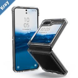 UAG Plyo Samsung Galaxy Z Flip5 5G 6.7 Rugged Case  Ice 214357114343 DROP Military Standard Raised Screen Surround 10 Years Warranty