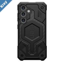 UAG Monarch Samsung Galaxy S24 5G 6.2 Case  Carbon Fiber 214411114242 20ft. Drop Protection 6M Multiple Layers Tactical Grip Rugged