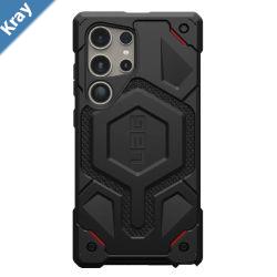 UAG Monarch Pro Magnetic Kevlar Samsung Galaxy S24 Ultra 5G 6.8 Case  Black 214416113940 25ft. Drop Protection 7.6M Multiple Layers