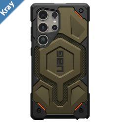 UAG Monarch Pro Magnetic Kevlar Samsung Galaxy S24 Ultra 5G 6.8 Case  Elemental Green 21441611397B 25ft. Drop Protection7.6MMultiple Layers