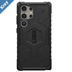 UAG Pathfinder Pro Magnetic Samsung Galaxy S24 Ultra 5G 6.8 Case  Black 214424114040 18ft. Drop Protection 5.4M Raised Screen Surround