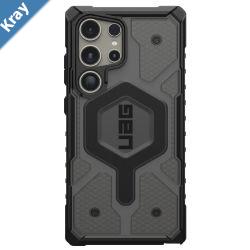 UAG Pathfinder Clear Pro Magnetic Samsung Galaxy S24 Ultra 5G 6.8 Case  Ash 214427113131 18ft. Drop Protection 5.4M Raised Screen Surround