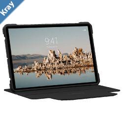 UAG Metropolis SE Samsung Galaxy Tab S10Tab S9 12.4 Folio Rugged Case  Black 224340114040 DROP Military Standard 10 Years Warranty