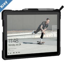UAG Metropolis Microsoft Surface Go 4 Go 3 Go 2 Go Rugged Case  Black321076114040 DROP Military Standard 1 Year  Warranty